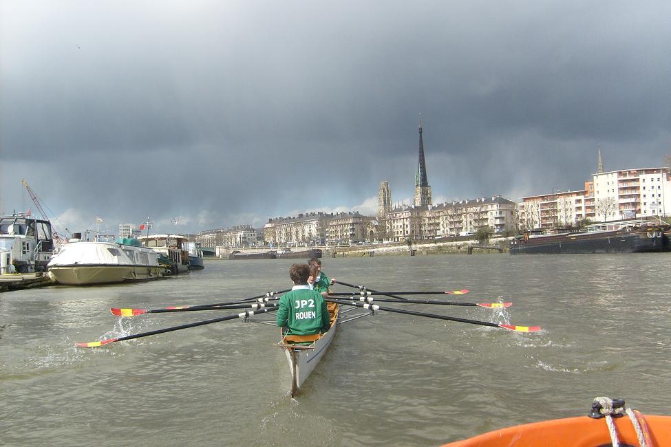 A l'entraînement, sur la Seine...